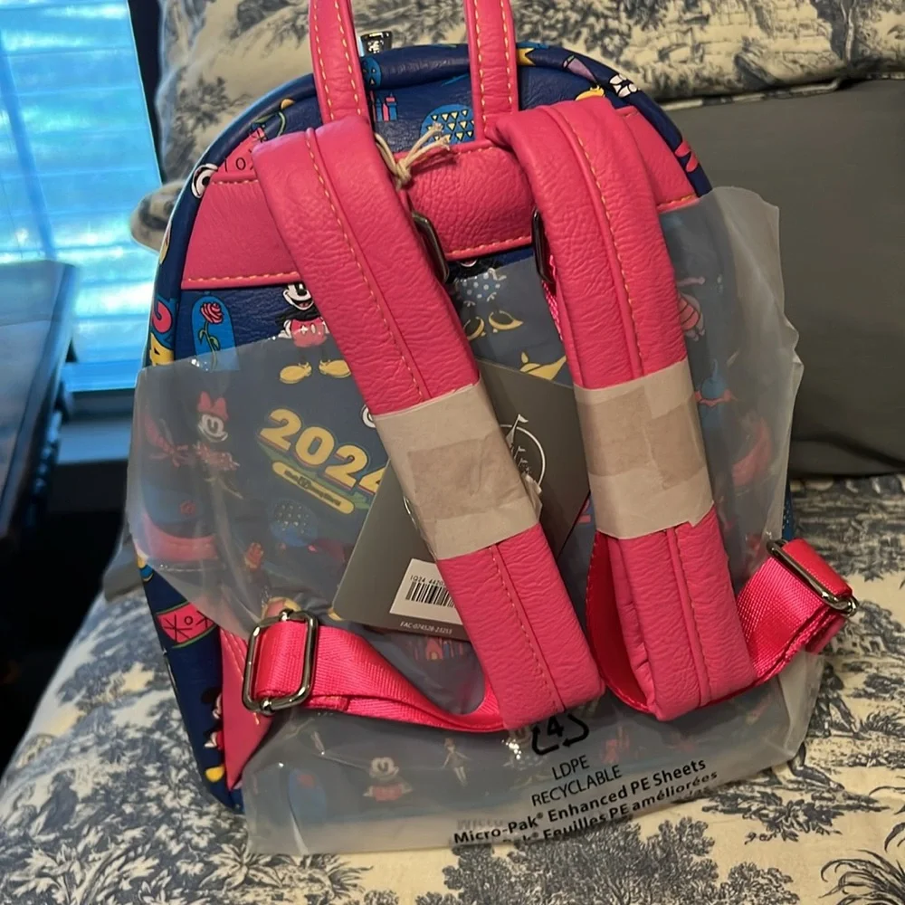 Mickey Mouse and Friends Loungefly Mini Backpack, NWT